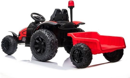 Tractor pentru copii Electric cu remorcă 12 volți Roșu