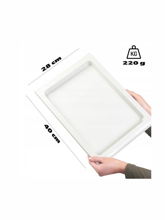 Kadax Πλαστικός Δίσκος Σερβιρίσματος 40x28cm