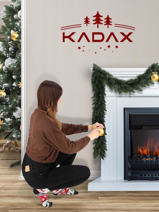 Коледна гирлянда Kadax 112 см зелена гъста