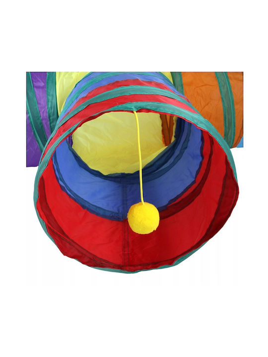 Interaktiver Tunnel für kleine Tiere Zola Polyester 80x55 cm Mehrfarbig