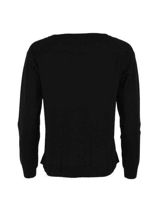 IBlues Women's Long Sleeve Sweater black