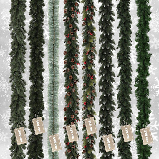 Ghirlandă de Crăciun Kadax 112 cm Verde Densă