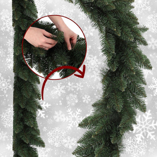 Ghirlandă de Crăciun Kadax 112 cm Verde Densă