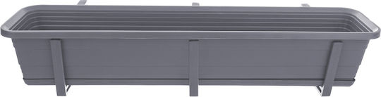 Kadax Balcony Box Planter 80cm Handles Base Balcony Railing