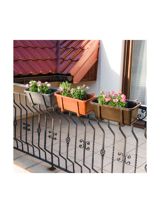 Kadax Balkon Blumenkasten 80cm Griffe Basis Balkon Geländer