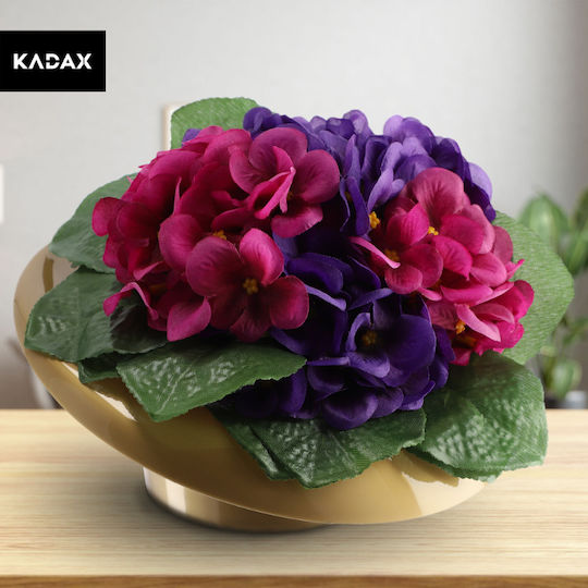 Капак за саксия Kadax Ikebana златен 9 см