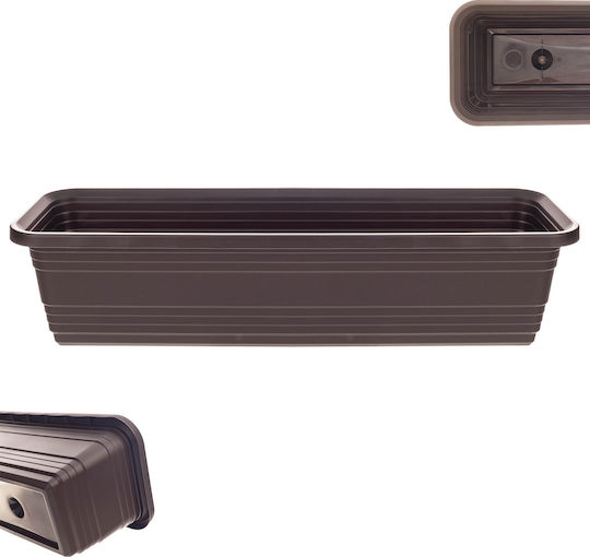 Kadax Balkon Blumenkasten 60cm Mocha Pflanzkasten