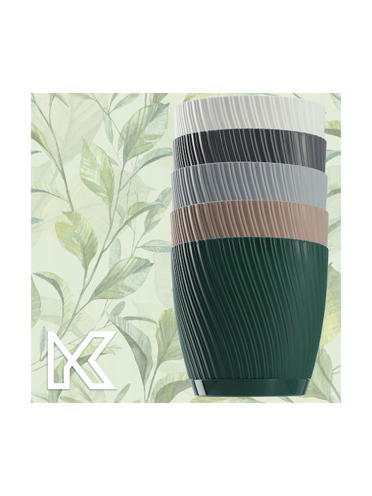 Kadax Pot Saucer 23cm Plastic Green