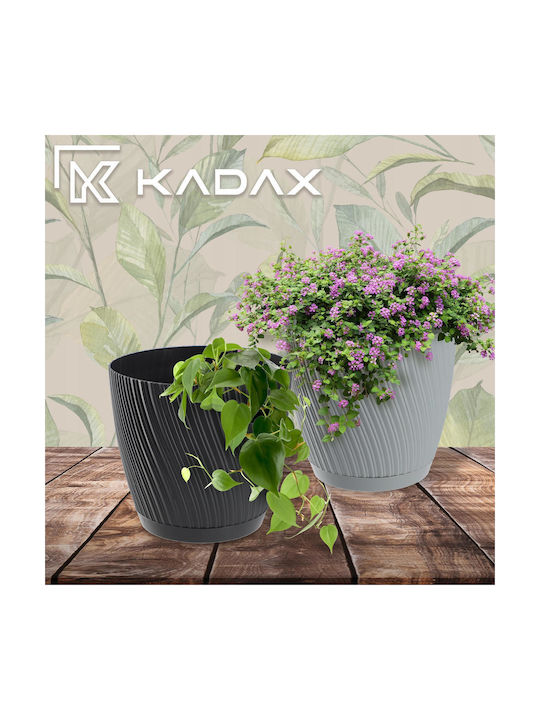 Kadax Pot Saucer 23cm Plastic Gray