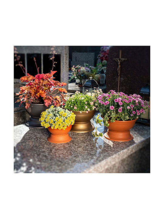 Kadax Cemetery Flower Pot Grave Bowl Plastic Planter 30cm