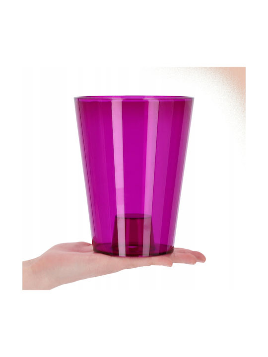 Kadax Orchid Pot Cover Plastic Flower Pot 12 Cm Purple