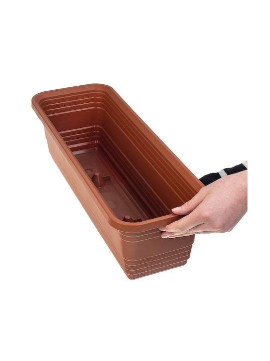 Kadax Balcony Box Planter Pot 50cm Brick Flower Box