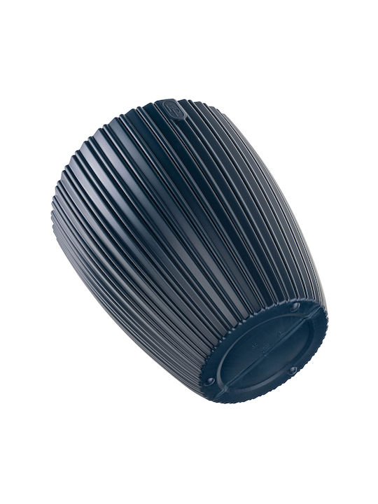Kadax Blumentopf 30cm Kunststoff Blau Pflanzeneinsatz