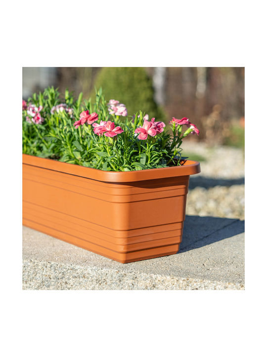 Kadax Balcony Box Planter Pot 50cm Brick Flower Box