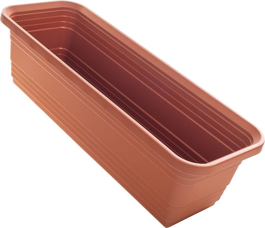 Kadax Balcony Box Planter Pot 50cm Brick Flower Box