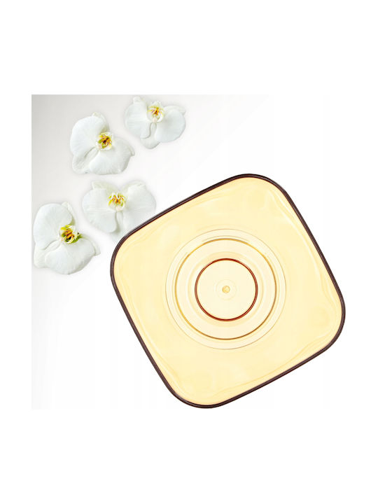 Kadax Orchid Pot Cover Plastic Flower Pot 9cm Honey