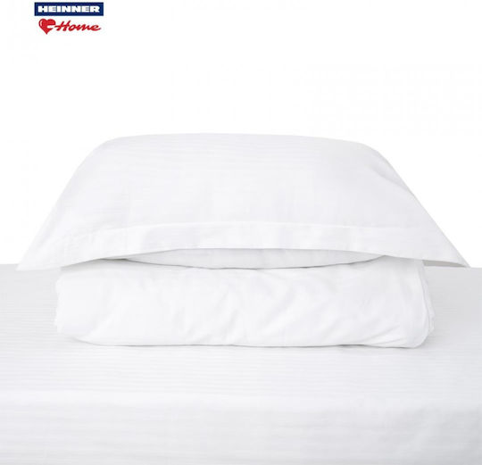 Heinner Hotel Sheet White Queen Size 240x260cm 100% Cotton 1pcs