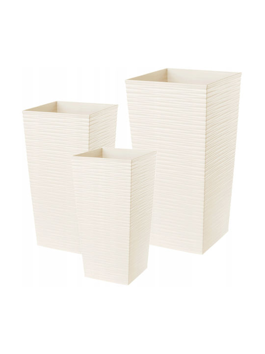 Kadax Set 3 Ghivece Plastice