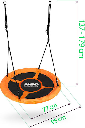 Swingo XXL Orange 95 cm Storchennestschaukel