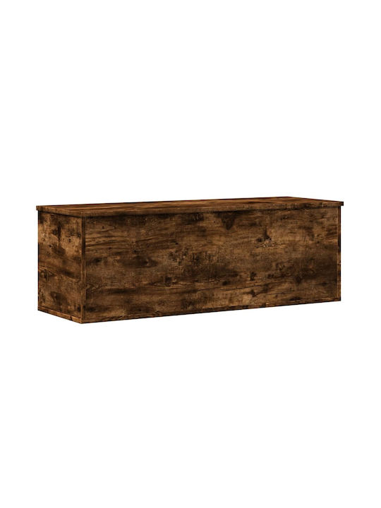 vidaXL Wooden Decorative Trunk Brown 102x35x35cm