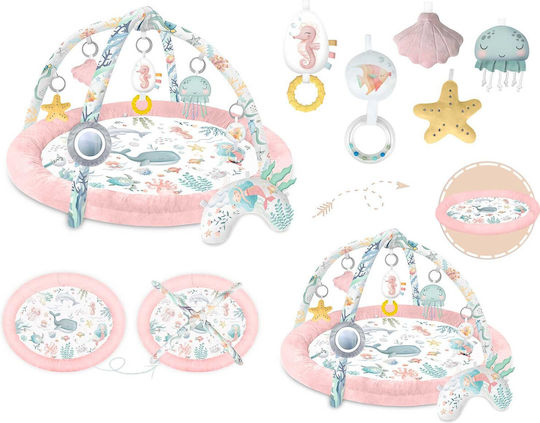 Nukido Ocean Interactive Educational Baby Playmat Pink