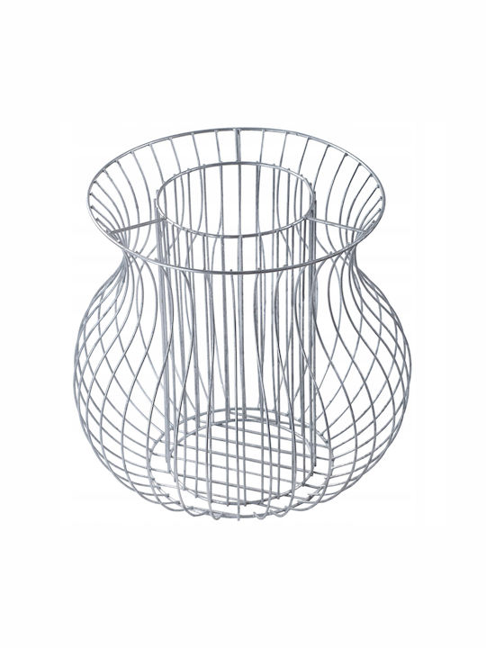 Kadax Garden Planter Gabion Made Steel 47cm Galvanized Kadax Garden Planter Gabion Made Steel 47cm Galvanized
