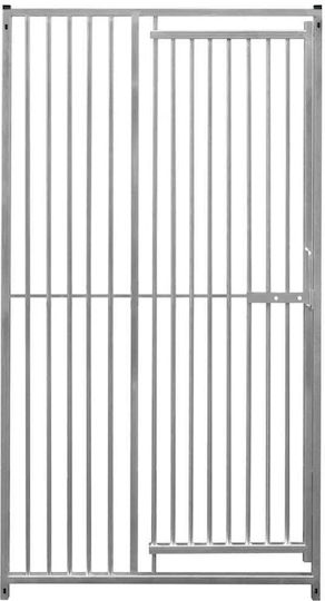 1m Hundelaufgitter mit Tür – 5cm Stababstand