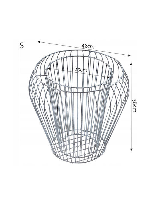 Kadax Galvanized Steel Garden Gabion Planter 42cm