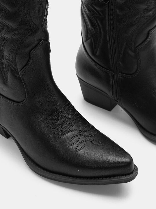 Cowboy Boots Embroidery 4316001-black