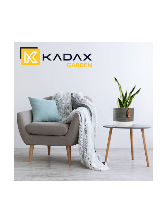 Kadax Ceramic Pot 12cm Gray White Cover