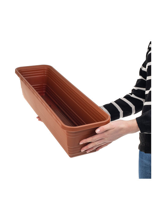 Kadax Balcony Box Planter 60cm Brick Flower Box