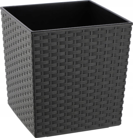 Kadax Flower Pot Cover Insert Graphite 25cm