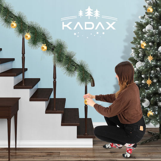Kadax Χριστουγεννιάτικη Светлинна гирлянда Пластмасова Зелен 1бр