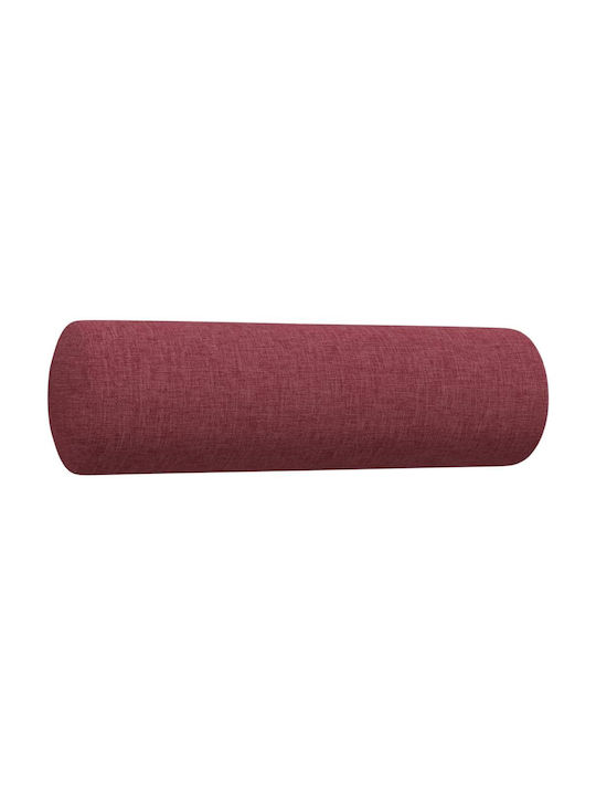 Living Room Furniture Set 3-Seater & 2-Seater & Stool Red