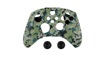 Spartan Gear und Daumengriffe für Controller Xbox-Serie Green Camo