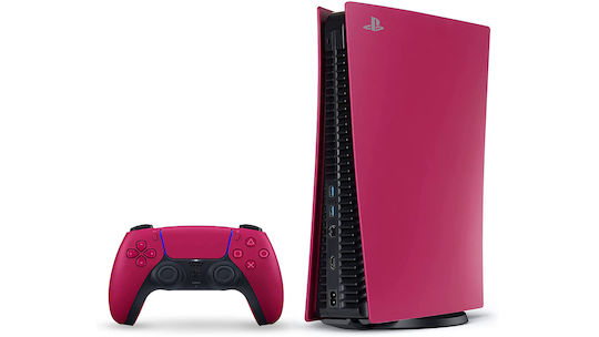 Sony Console Cover Piele Cosmic Red pentru Consolă PS5 Roșu