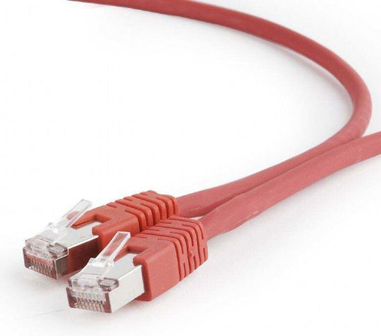Gembird S/FTP Cat.6a (Gigabit) Καλώδιο Δικτύου Ethernet 5m Κόκκινο