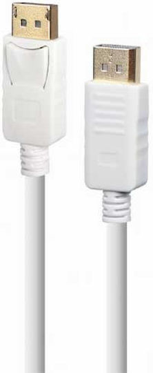 Cablexpert Cable DisplayPort male - DisplayPort male 1.8m White (CC-DP2-6-W)