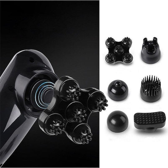 ikonka Massagegerät für den Rücken & den Körper mit Vibration Schwarz