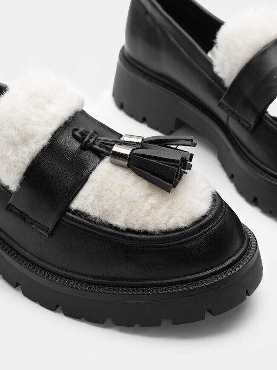 Moccasins with Internal Fur 4327001-black