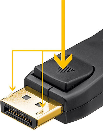 Goobay Cable DisplayPort male - DisplayPort male 3m Black (61698)