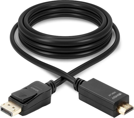 Lindy Cable DisplayPort male - HDMI male 0.5m Black (36920)