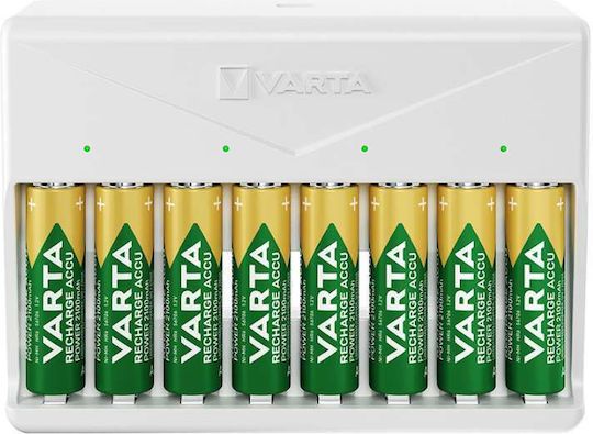 Varta USB Charger 8 Batteries Ni-MH Size AA/AAA
