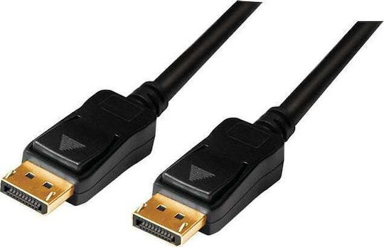 LogiLink Кабел DisplayPort мъжки - DisplayPort мъжки 20м Черен (CV0114)
