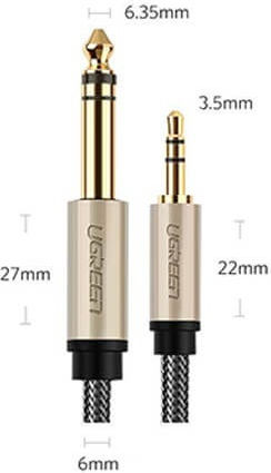 Ugreen Cable 6.3mm male - 3.5mm male 5m (10630)