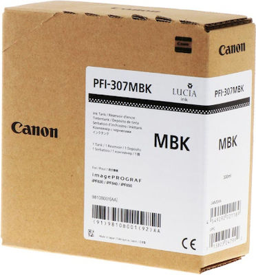 Canon PFI-307MBK Matte Black 330ml Cerneală pentru imprimantă InkJet Negru (9810B001)