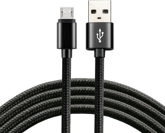 everActive Regular USB 2.0 to micro USB Cable Μαύρο 0.3m (CBB-0.3MB)