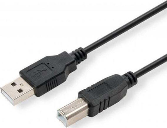 Logo Collection Regular USB 2.0 to micro USB Cable Μαύρο 1.8m (30260)