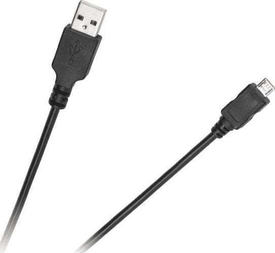 Cabletech Regular USB 2.0 spre micro USB Cablu Negru 1m (KPO3962-1) 1buc