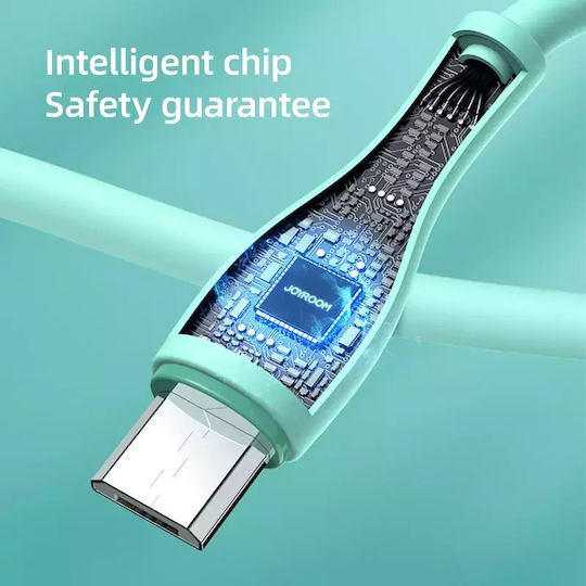 Joyroom Regular USB 2.0 to micro USB Cable Πράσινο 2m